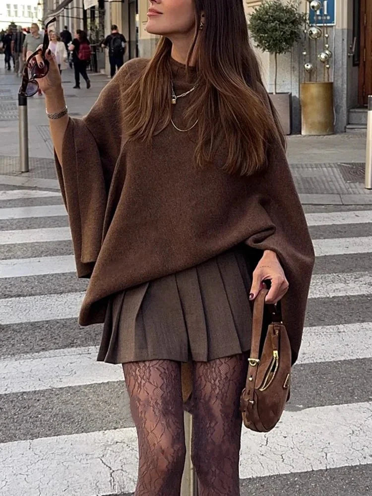 Andrea Knit Poncho