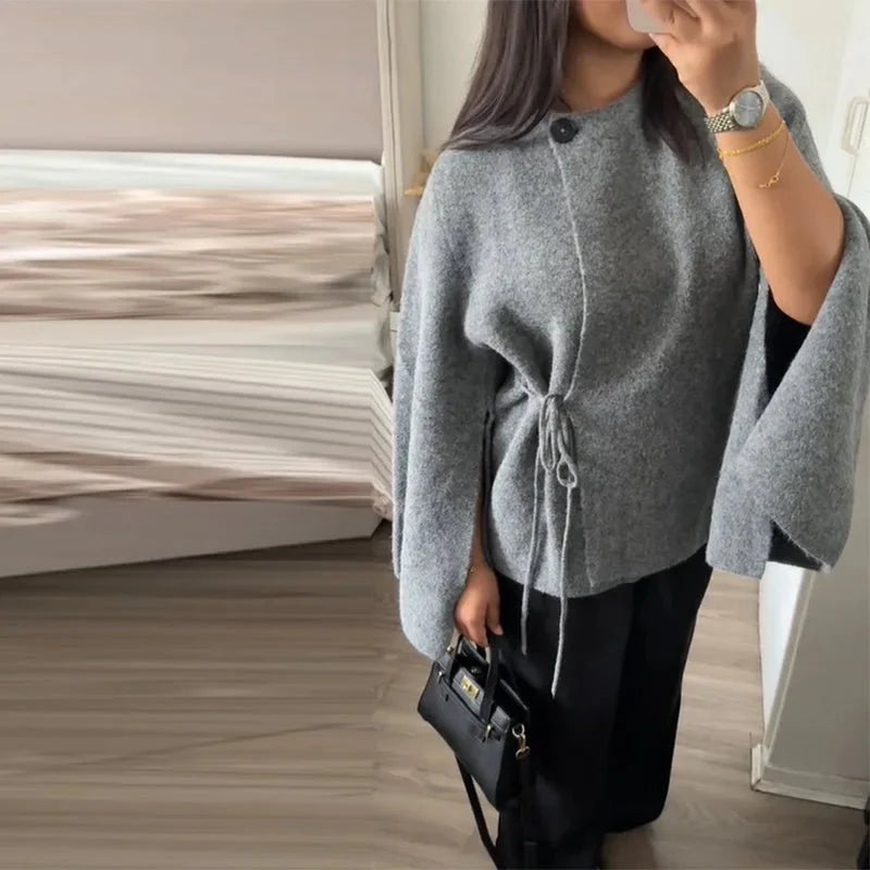 Suzette Slit Batwing Cardigan