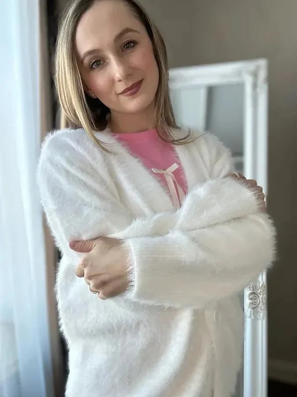 Terry Cozy Knitted Cardigan