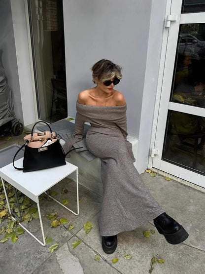 Danika Pullover Maxi Knit Dress