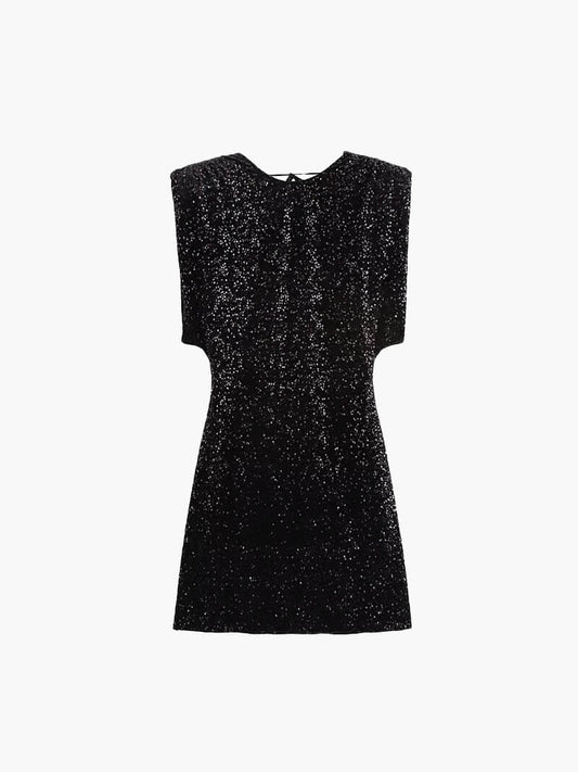 Gillian Glitter Mini Dress