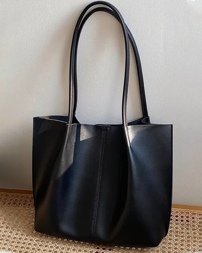 Calista Faux Leather Tote Bag