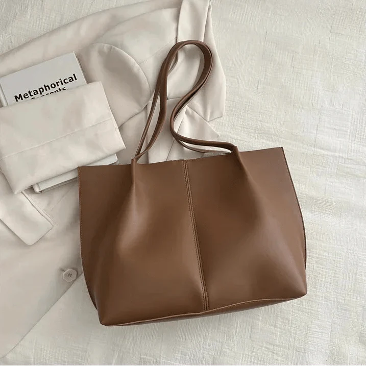 Calista Faux Leather Tote Bag