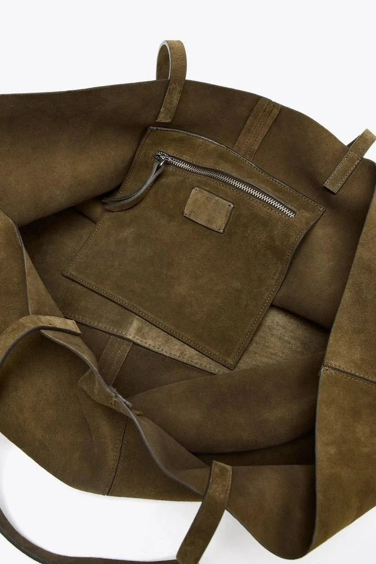 Cynthia Large Suede Tote Bag
