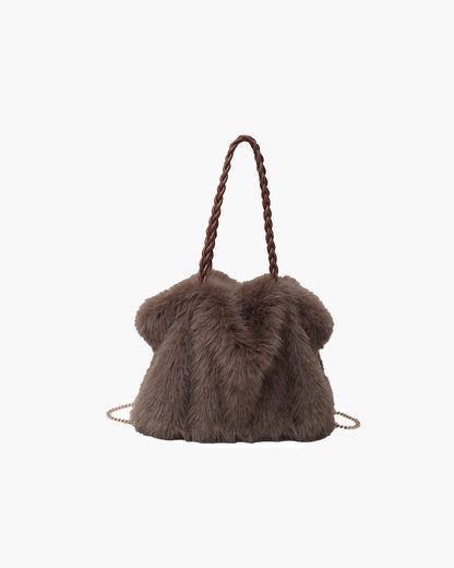 Loreen Faux Fur Tote Bag
