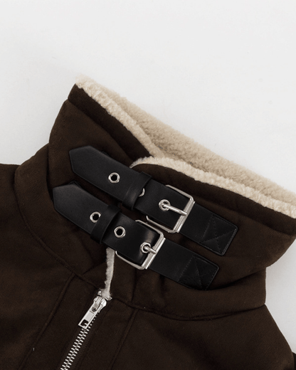 Aurora Suede Faux leather Jacket