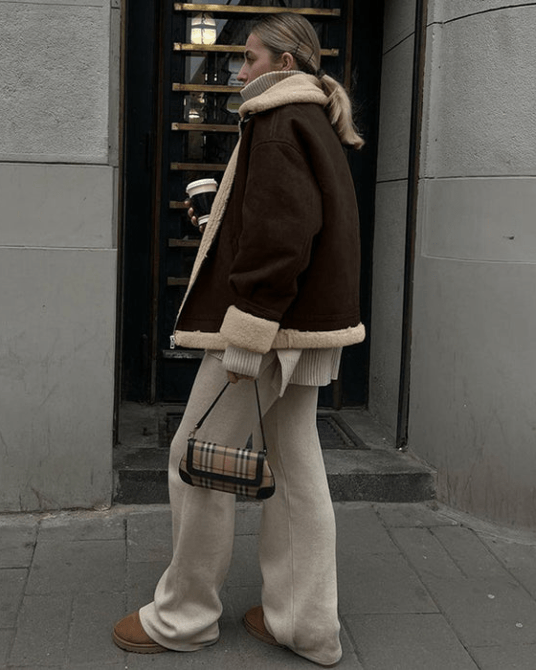 Aurora Suede Faux leather Jacket