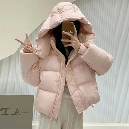 Bella Thick Hooded Puffer Jacket