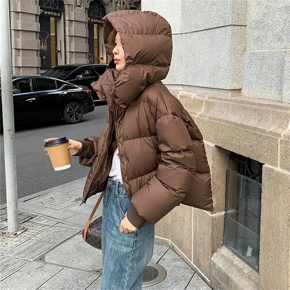 Bella Thick Hooded Puffer Jacket