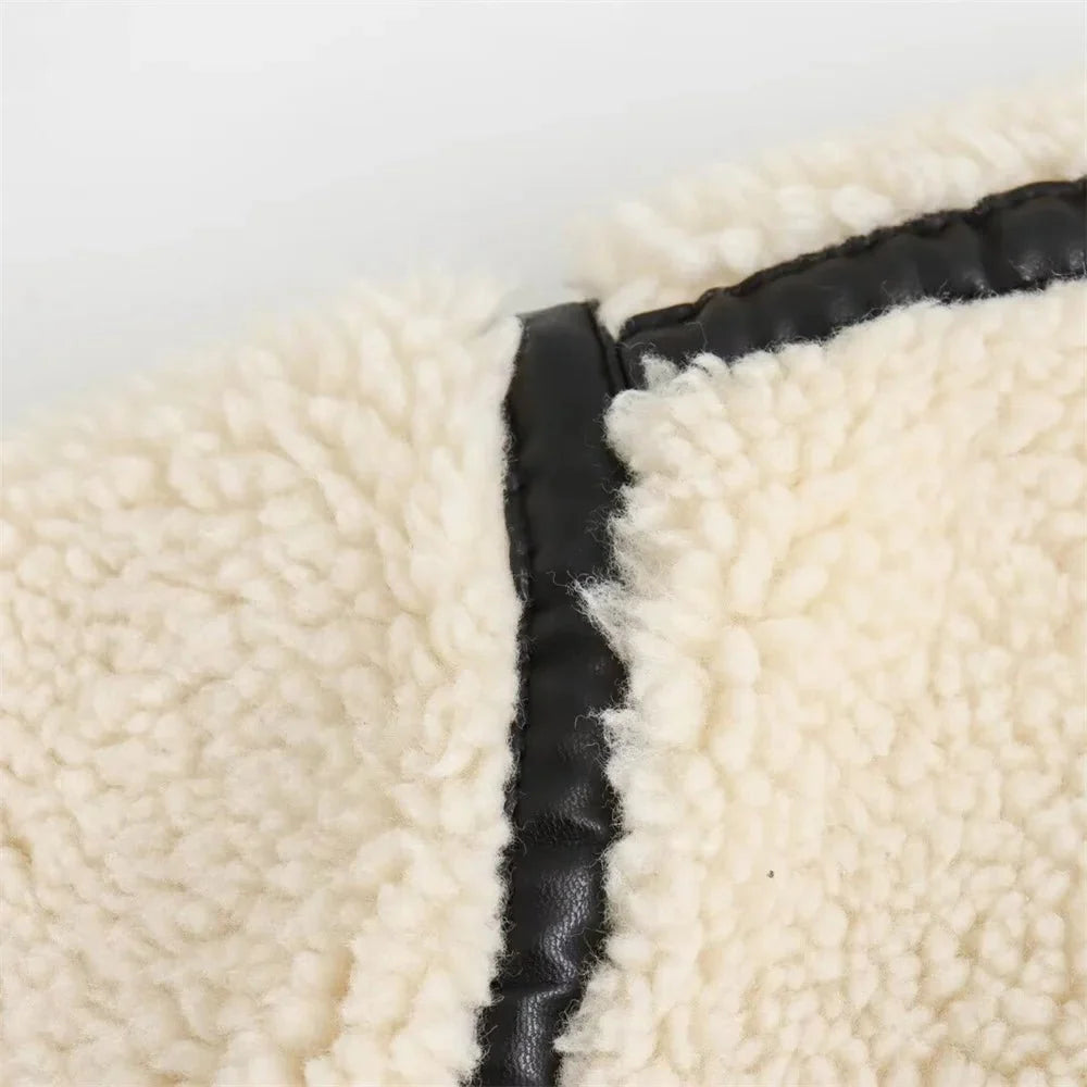 Chantal Boucle Bomber Jacket