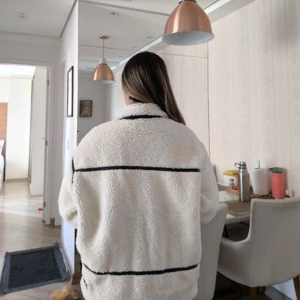 Chantal Boucle Bomber Jacket