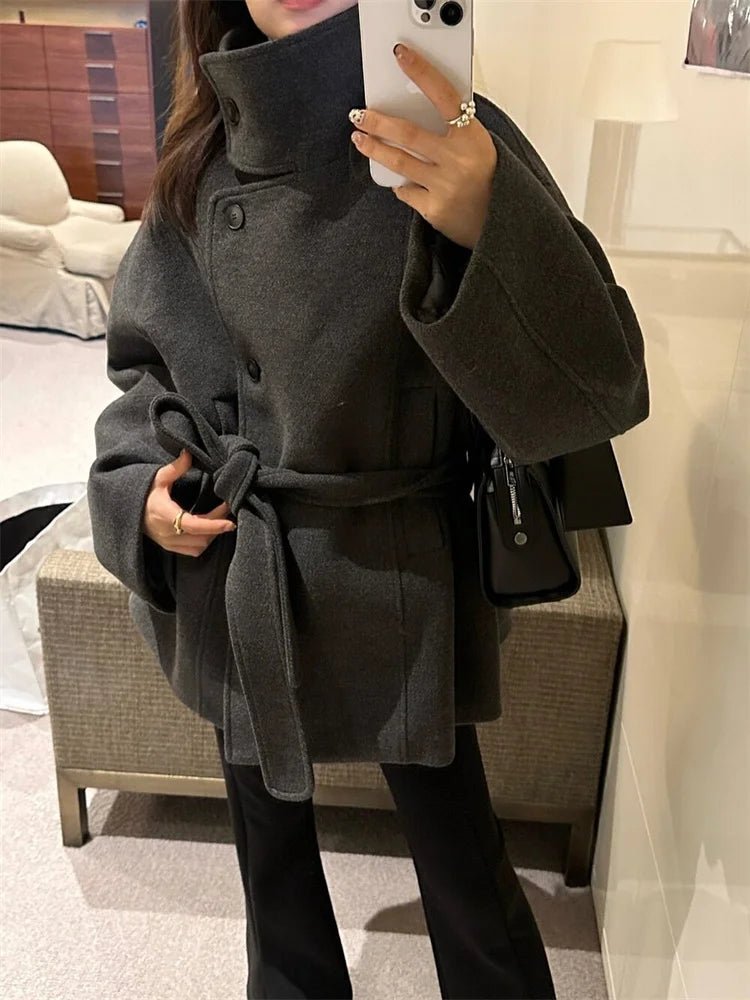 Charlene High Collar Coat