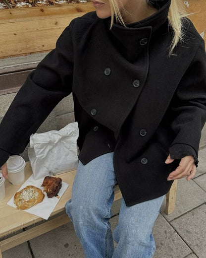 Clarissa Jacket with Stand Collar