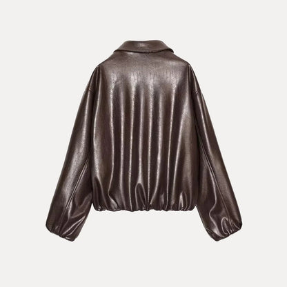 Eleanor Faux Leather Jacket