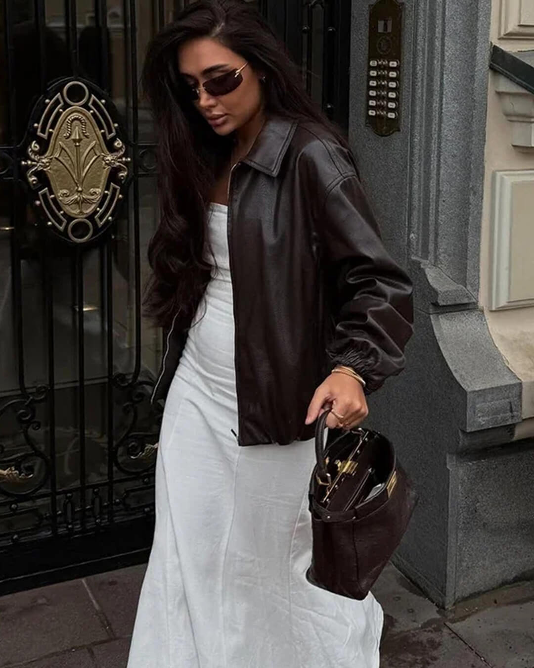 Eleanor Faux Leather Jacket