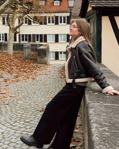 Elora Faux Leather Jacket