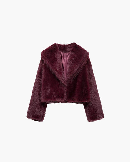 Elsa Short Faux Fur Coat