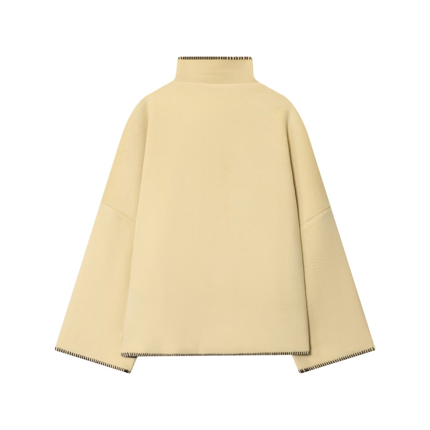 Emily High Neck Button Jacket