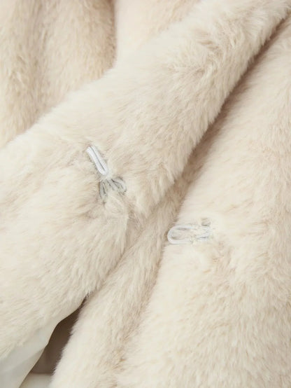 Farrah Faux Fur Coat with Belt