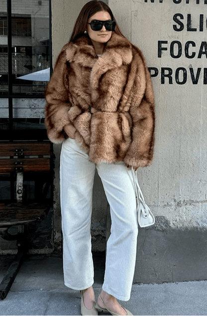 Fiona Faux Fur Coat