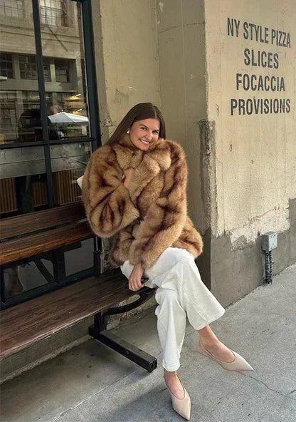 Fiona Faux Fur Coat