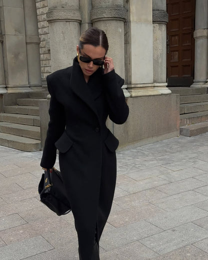 Genevieve Tailored Maxi Coat