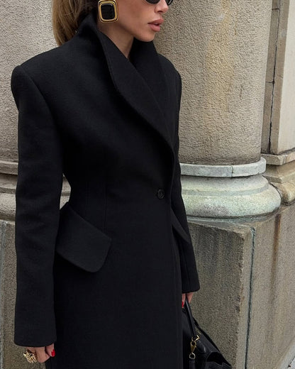 Genevieve Tailored Maxi Coat