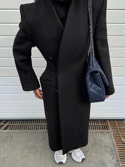 Genevieve Tailored Maxi Coat