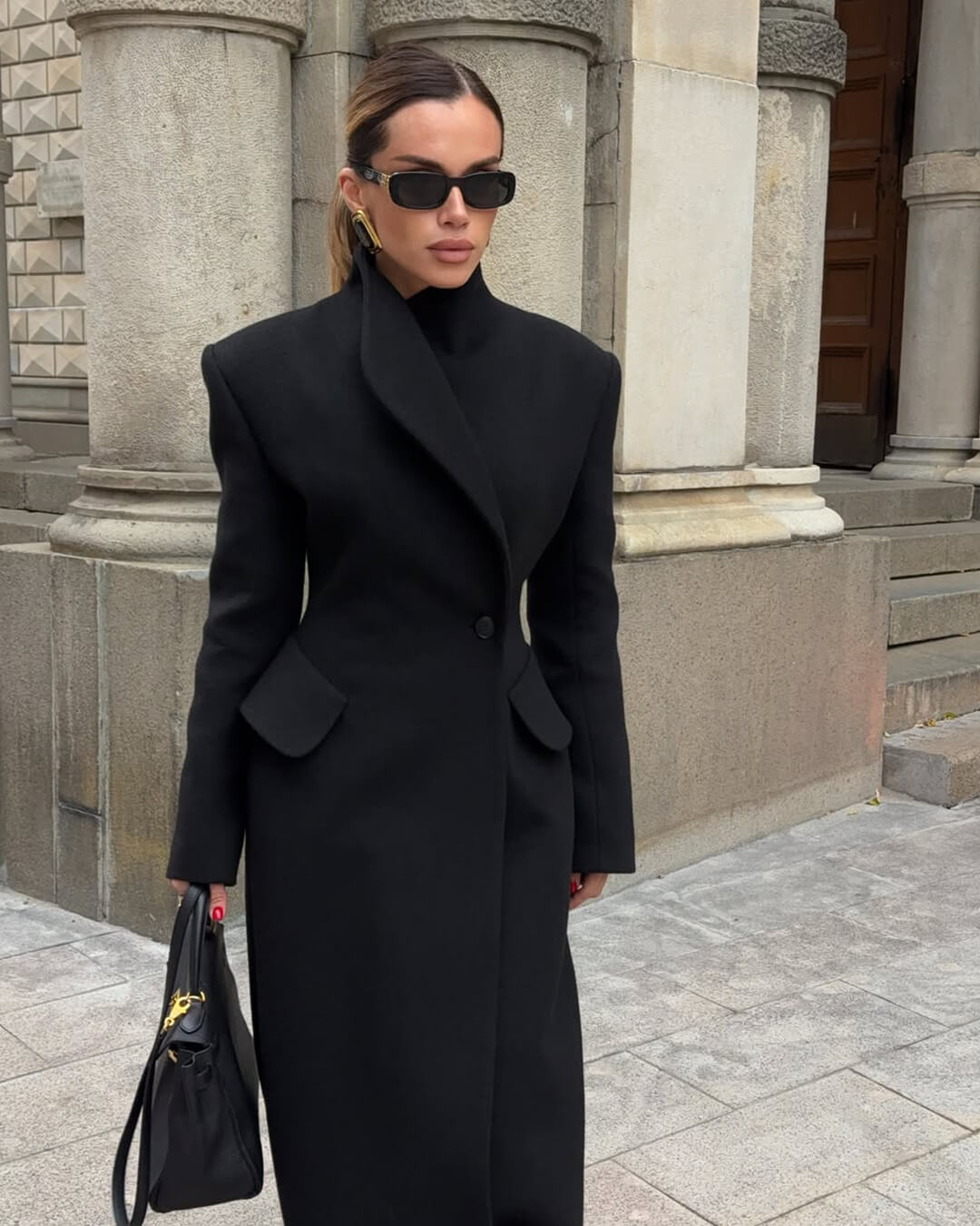 Genevieve Tailored Maxi Coat