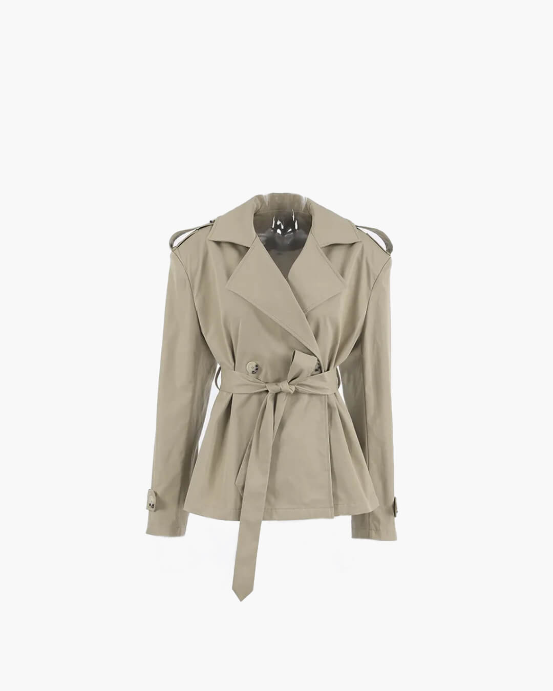 Hailey Crop Trench Coat