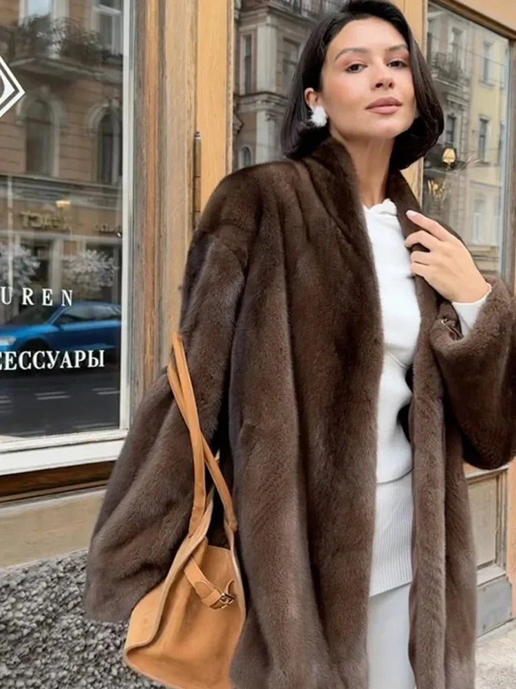 Hazel Belted Faux Fur Jacket