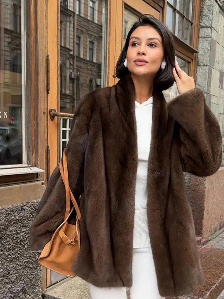 Hazel Belted Faux Fur Jacket