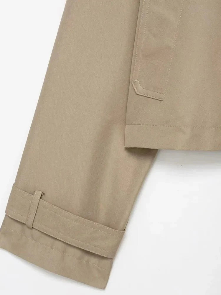 Janice Cropped Trench Coat