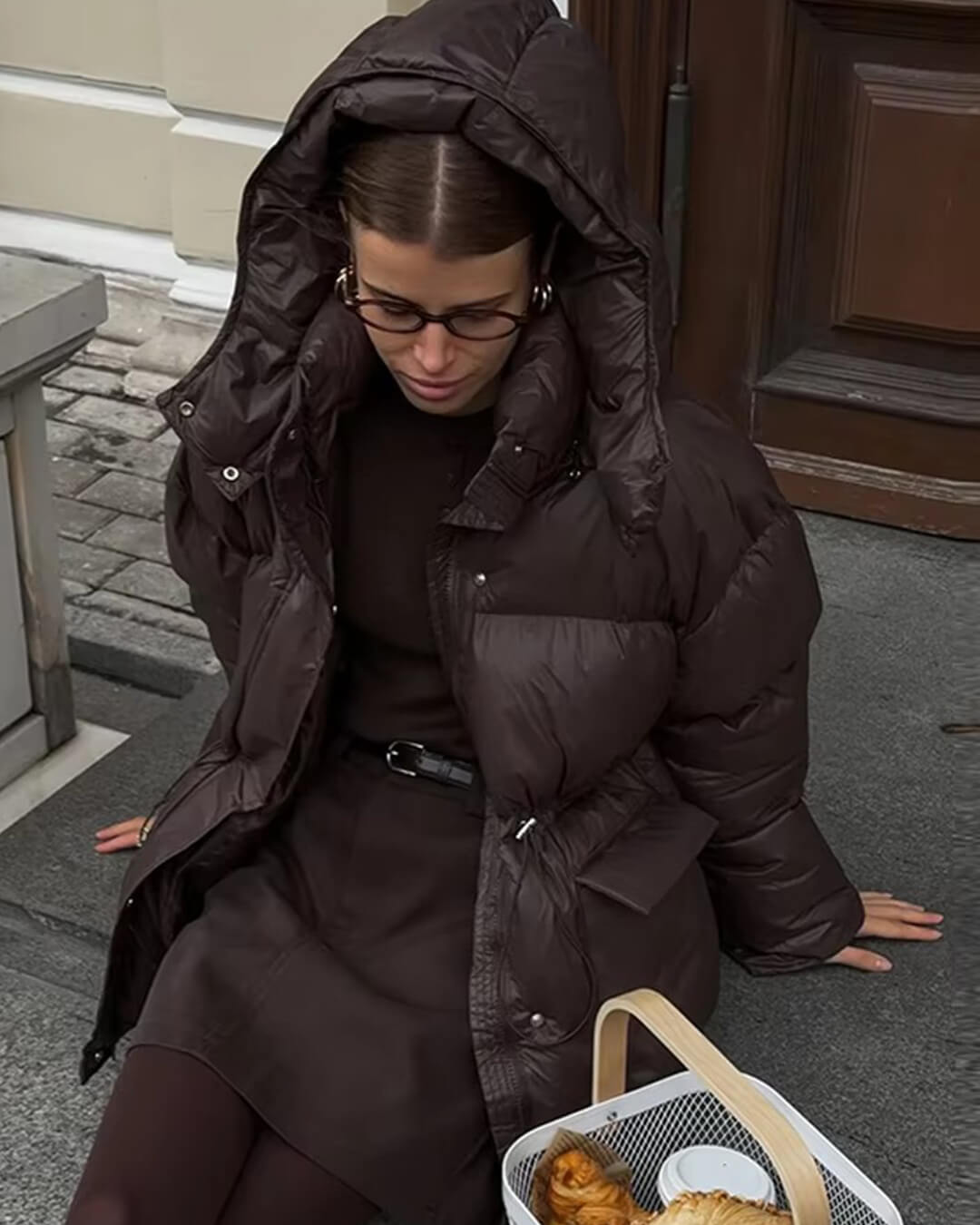 Jillian Glossy Puffer Jacket