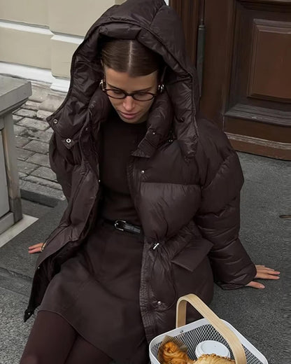 Jillian Glossy Puffer Jacket