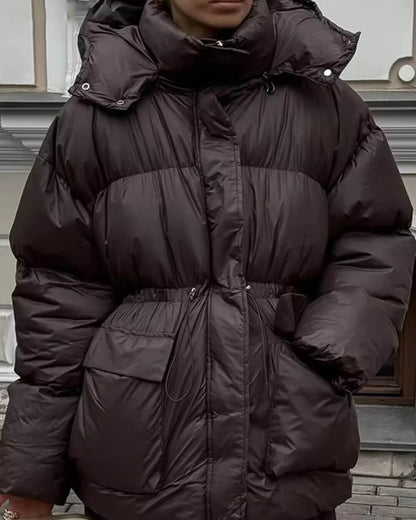 Jillian Glossy Puffer Jacket