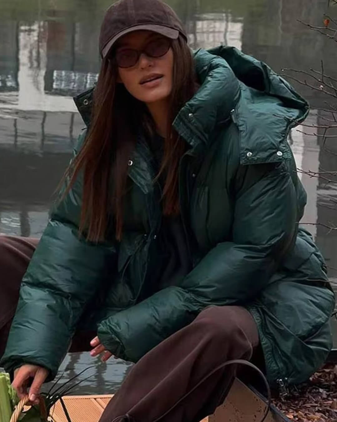 Jillian Glossy Puffer Jacket