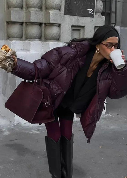 Jillian Glossy Puffer Jacket