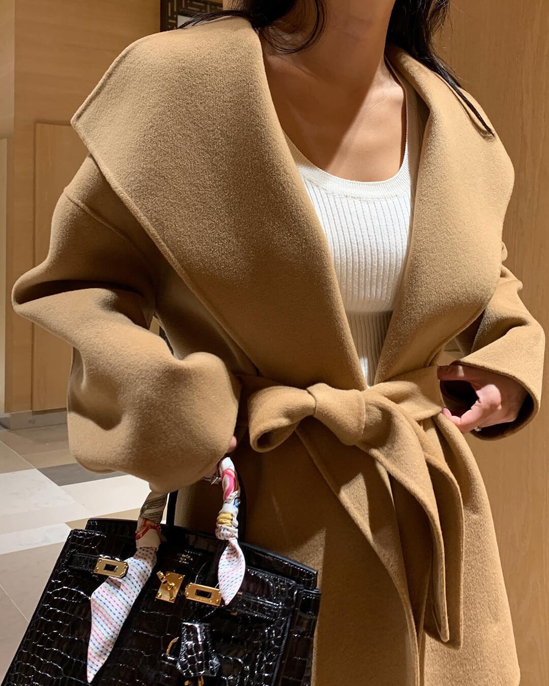Lorelie Belted Wrap Coat