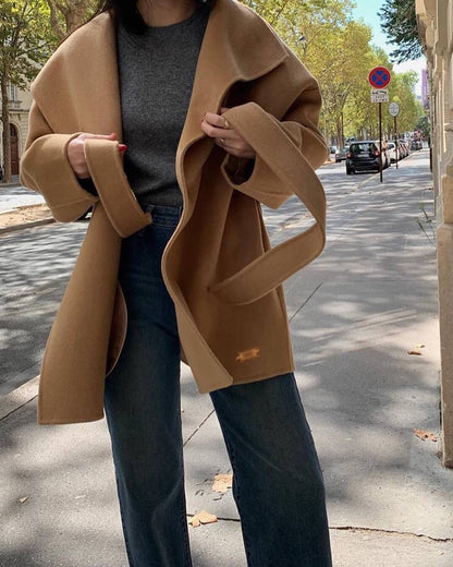 Lorelie Belted Wrap Coat