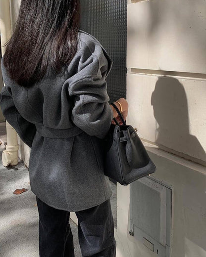 Lorelie Belted Wrap Coat