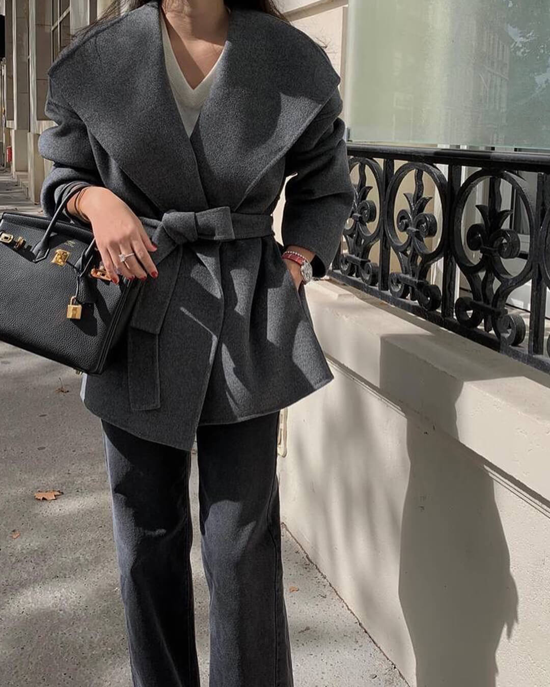 Lorelie Belted Wrap Coat