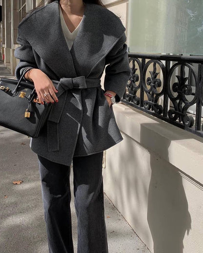 Lorelie Belted Wrap Coat