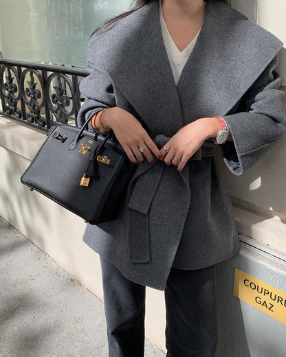 Lorelie Belted Wrap Coat