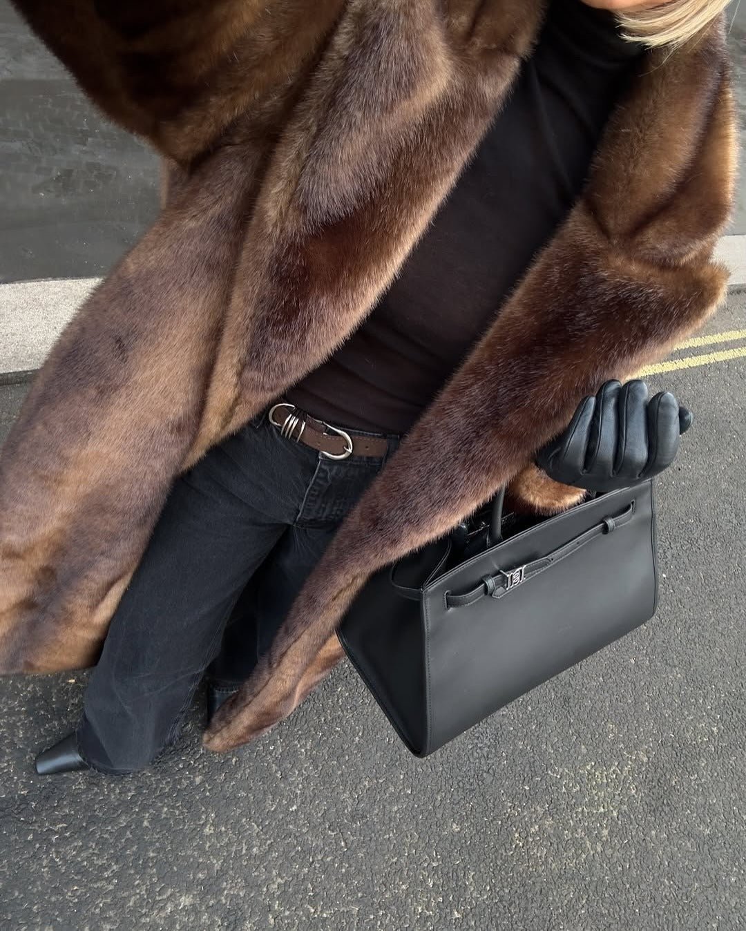 Lucie Faux Fur Maxi Coat