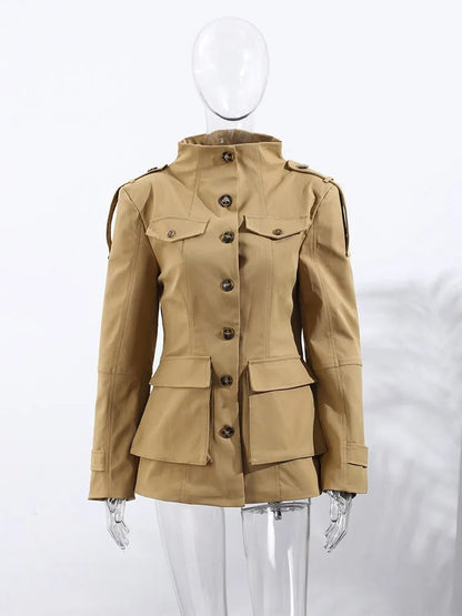 Melinda Slim Fit Trench Coat