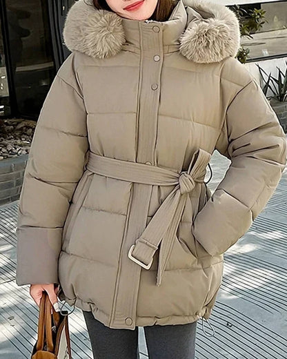 Myrtle Faux Fur Collar Coat