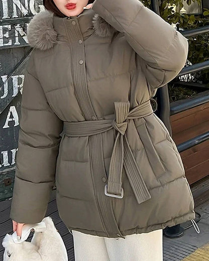 Myrtle Faux Fur Collar Coat