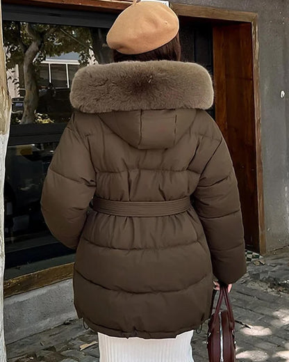 Myrtle Faux Fur Collar Coat