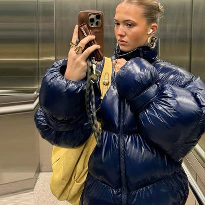 Olivia Shiny Puffer Jacket